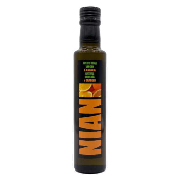 NIAN Olivenöl "Orange" Aromaöl 250 ml Flasche