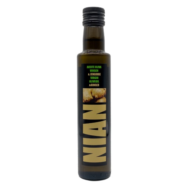NIAN Olivenöl "Ingwer" Aromaöl 250 ml Flasche